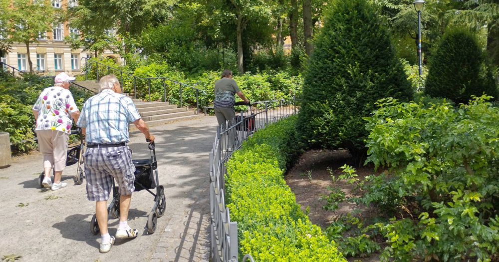 Betreutes Wohnen für Senioren Haintraße | Im Garten